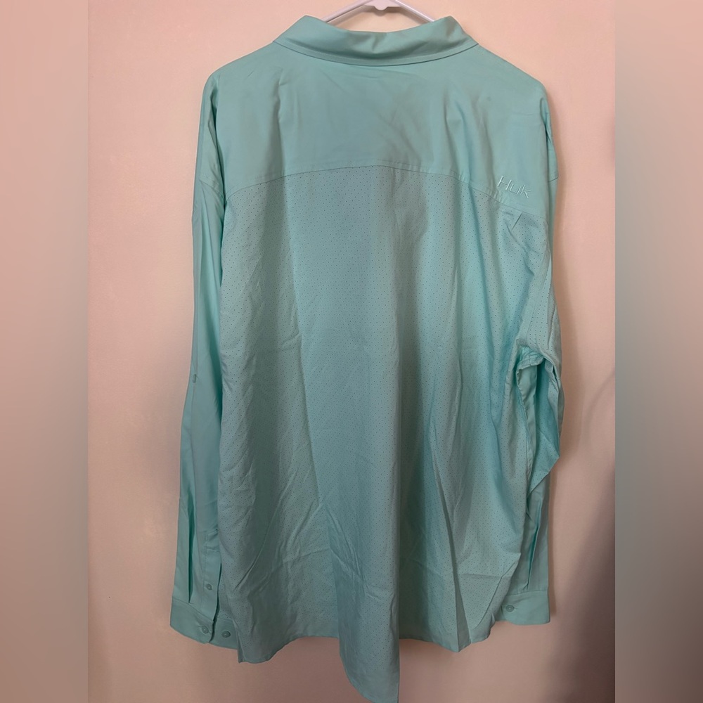 NWT Huk Men's Tide Point Button Down Shirt Size XXL - Picture 4 of 12